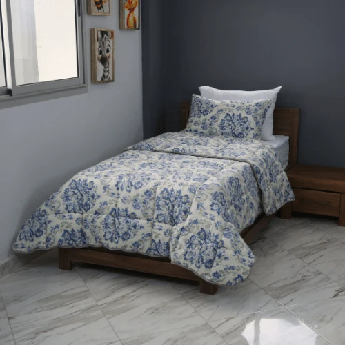 Couette imprimée Malabata Uranus C+++ + taie offerte