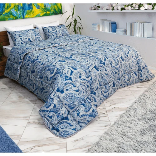 Couette imprimée Malabata Neptune C+++ + taie offerte Couette imprimée Malabata Neptune C+++ + taie offerte