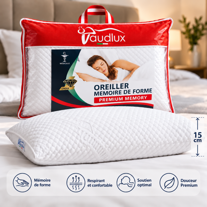 Vaudlux Premium Memory Pillow Set